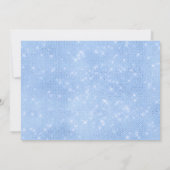 ブルー金ゴールドスパークルキンセアニラバルーンフォトインビタ 招待状 (裏面)