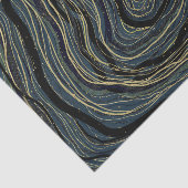 ブルー金ゴールドスワールグラムアートバースデーパーティー 薄葉紙 (詳細)