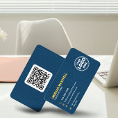 ブルー金ゴールドダイヤモンドラグジュアリーCEO&ファウンダー 名刺