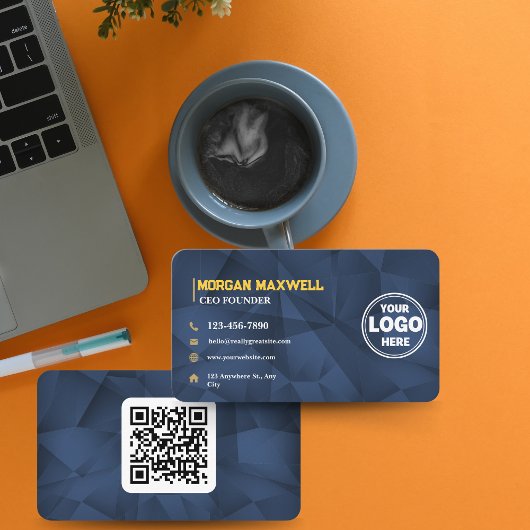 ブルー金ゴールドダイヤモンドラグジュアリーCEO&ファウンダー 名刺