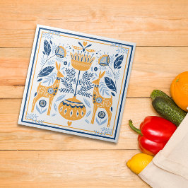 ブルー金ゴールドディアハイゲパターン タイル