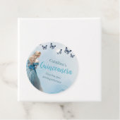 ブルー金ゴールドバタフライプリンセスキンセアニラ フェイバータグ (インサイチュ)