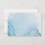 ブルー金ゴールドバタフライプリンセスキンセアニラRSVP (裏面)