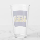 ブルー金ゴールドビール好き、グラスを飲む タンブラーグラス (裏面)