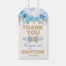 ブルー金ゴールドフローラドリームキャッチャー洗礼《キリスト教》洗礼式や命名式