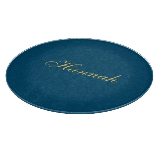 ブルー金ゴールドプロフェッショナルトレンディーミニマリスト名 カッティングボード (角)