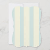 ブルー金ゴールドプ王室のリンスベビーシャワー招待状 招待状 (裏面)