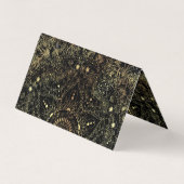 ブルー金ゴールドマンダラフローラ 名刺 (裏面)