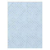 ブルー金ゴールドマーメイドテーマベビーシャワー誕生日デコール テーブルクロス (正面)