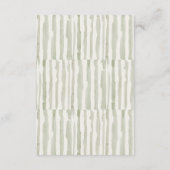 ブルー金ゴールドリービボタニカルフローラ結婚ズ詳細 エンクロージャーカード (裏面)