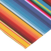 ブルー金ゴールドレッドメキシカンサラペ テーブルクロス (アングル)