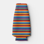 ブルー金ゴールドレッドメキシカンサラペ ボトルクーラー (正面)