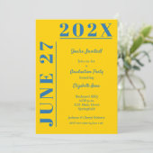 ブルー金ゴールド卒業党 招待状 (スタンド正面)