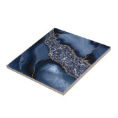 ブルー金ゴールド大理石瑪瑙モダンキッチンバスルーム タイル (側面)