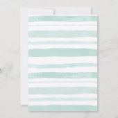 ブルー金ゴールド私たちのカボチャは1つの招待状を回している 招待状 (裏面)