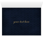 ブルー金ゴールド結婚のテーブル番号 (内部横(下))