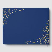 ブルー金ゴールド葬式 |フォトメモリアル ゲストブック (裏面)