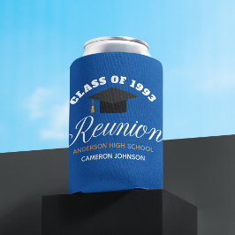 ブルー金ゴールド高校懇親会パーソナライズされたパーティー 缶クーラー