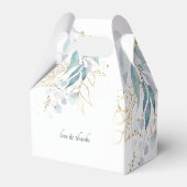 ブルー金ゴールド( Imitat )ホワイトのコレク結婚ション フェイバーボックス (裏面サイド)