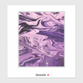 ブルー銀河系アートパターン シール (シート)