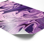 ブルー銀河系アートパターン フォトプリント            (角)