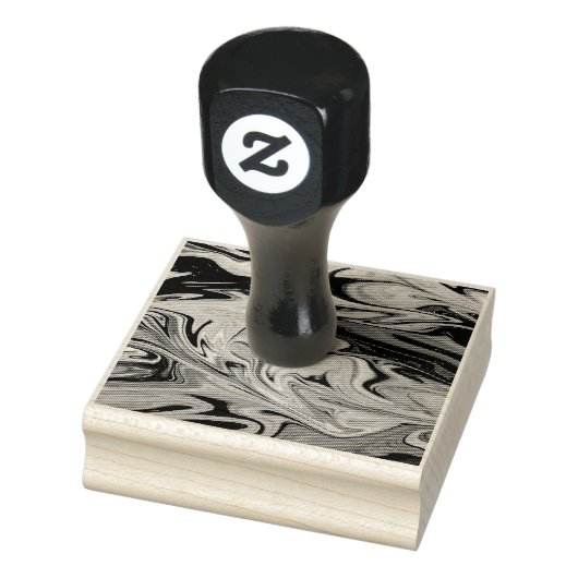 ブルー銀河系アートパターン ラバースタンプ (スタンプ)