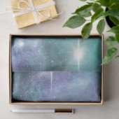 ブルー銀河系シリーズデザイン7ティッシュペーパー 薄葉紙 (ギフト)