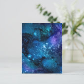 ブルー銀河系ナイトスカイデザイン (スタンド正面)