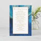 ブルー銀河系結婚式 プログラム (スタンド正面)