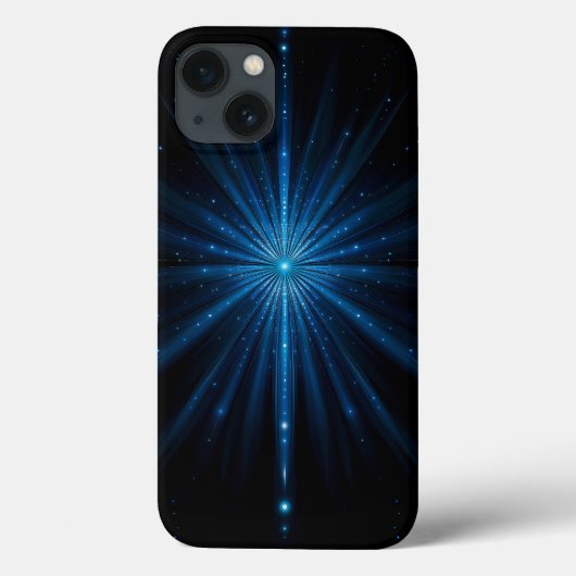ブルー銀河系連続体コズミックスター誕生ブルーブラック Case-Mate iPhoneケース (裏面)