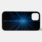 ブルー銀河系連続体コズミックスター誕生ブルーブラック Case-Mate iPhoneケース (裏面 (横))