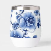 ブルー開花熱カップ (背面)