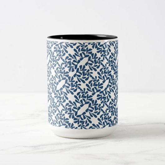 ブルー離れエレガンス ツートーンマグカップ (中央)