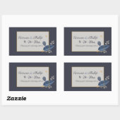 ブルー離れステッカー 長方形シール (シート)