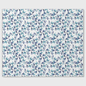 ブルー離れ紙 ラッピングペーパー (フラット)