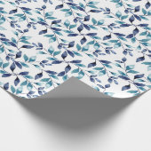 ブルー離れ紙 ラッピングペーパー (角)