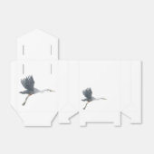 ブルー飛んでいる素晴らしヘロン フェイバーボックス (折り畳みなし)