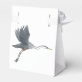 ブルー飛んでいる素晴らしヘロン フェイバーボックス (裏面サイド)