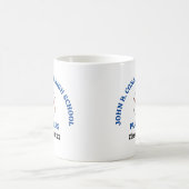 ブルー高校野球選手のオリジナルグッズ コーヒーマグカップ (中央)