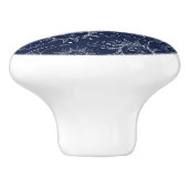 ブルー魔法ヴィンテージ天空の太陽ムーンスターズ セラミックノブ (側面)