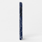 ブルー魔法ヴィンテージ天空の太陽ムーンスターズ Case-Mate iPhoneケース (裏面/左)