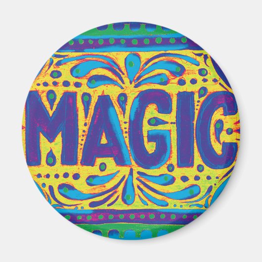 ブルー魔法 マグネット (正面)