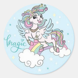 ブルー魔法 ラウンドシール