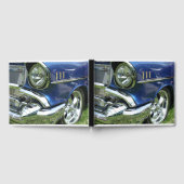 ブルー1957シェヴィンテージカー ゲストブック (全面)