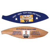 ブルー2枚の写真、文字カスタム製バスケットボール バスケットボール (パネル)