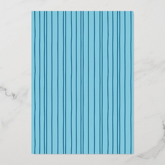 ブルー3フォトハッピーハヌカーモダンおもしろい実在金ゴールド 箔シーズンカード (裏面)