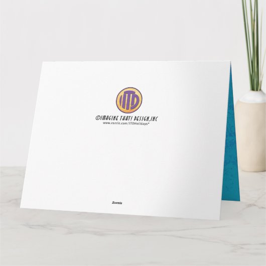 ブルー30 Decade誕生日 カード (裏面)