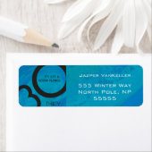 ブルー30 Decade誕生日 ラベル (インサイチュ)