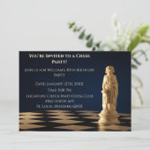 ブルー30th誕生日パーティーチェス司教 招待状 (スタンド正面)