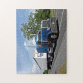 ブルー379歩くフロアパズル ジグソーパズル (縦)